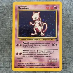 Mewtwo Base Set Holo Pokemon Card 10/130 Near Mint 1999 - Image 1
