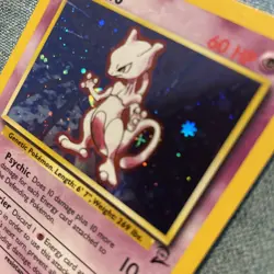 Mewtwo Base Set Holo Pokemon Card 10/130 Near Mint 1999 - Image 2