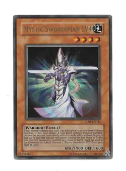 Yugioh Mystic Swordsman LV4 Soul of Defiant SOD-EN012 Ultra Rare MP TCG Card - Image 2