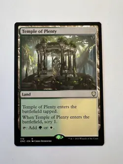 Temple of Plenty - MTG Phyrexia: All Will Be One: Commander - NM - Image 1