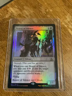 Bearer of Silence -Foil Nm-Mt MTG Promos: Prerelease Promo Mtg - Image 1