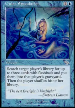 Quiet Speculation - Medium Play MTG Judgment - Image 1