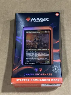 Magic The Gathering MTG Commander Starter Deck: Chaos Incarnate Brand New - Image 1