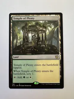 Temple of Plenty - MTG Innistrad: Midnight Hunt: Commander - NM - Image 1