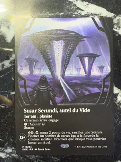 MTG EOE Poster Viewport Land - Susur Secundi, Void Altar FR - NM French - Image 1