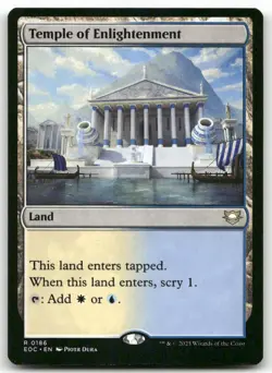 Temple of Enlightenment 186 MTG Commander: Edge of Eternities R NM - Image 1