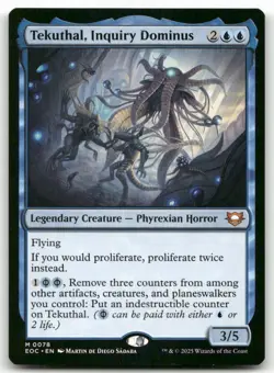 Tekuthal, Inquiry Dominus 78 MTG Commander: Edge of Eternities M NM - Image 1