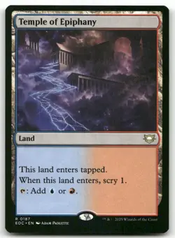 Temple of Epiphany 187 MTG Commander: Edge of Eternities R NM - Image 1