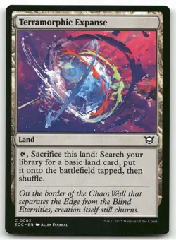 Terramorphic Expanse 62 MTG Commander: Edge of Eternities C NM - Image 1