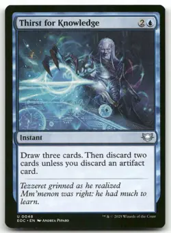 Thirst for Knowledge 48 MTG Commander: Edge of Eternities U NM - Image 1