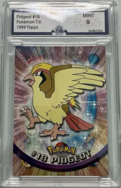 RGS 9 Pidgeot 18 Second Print Topps Series 1 1999 Pokemon Card - Image 1