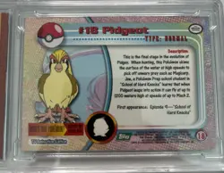 RGS 9 Pidgeot 18 Second Print Topps Series 1 1999 Pokemon Card - Image 3