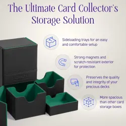 Commander Deck Box - MTG Deck Box for 200+ Double Sleeved Cards - Dual Sidelo... - Image 3