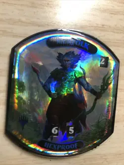 Merfolk Foil Token Ultra Pro Lineage Relic Token Life Counter MTG Ships Free!! - Image 1