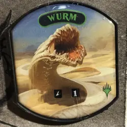 Wurm Ultra Pro Relic Token Life Counter MTG Ships Free!! - Image 1