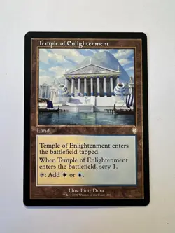 Temple of Enlightenment - RETRO FRAME - MTG The Brothers' War: Commander - NM - Image 1
