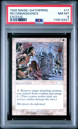 1998 MTG EXODUS #17 RECONNAISSANCE PSA 8 - Image 1