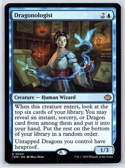 MTG Dragonologist Tarkir: Dragonstorm TDM R 0042 - Image 1