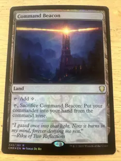MTG English Command Beacon NM Foil Commander Legends - Image 1