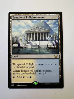 Temple of Enlightenment - MTG Kamigawa: Neon Dynasty: Commander - NM - Image 1