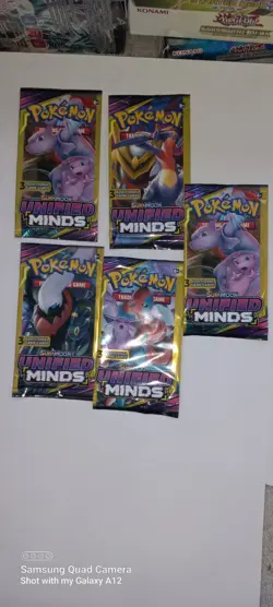 Pokemon Sun & Moon Unified Minds 3 Card Mini Booster Pack - 4 Packs - Art Set - Image 10