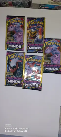 Pokemon Sun & Moon Unified Minds 3 Card Mini Booster Pack - 4 Packs - Art Set - Image 12