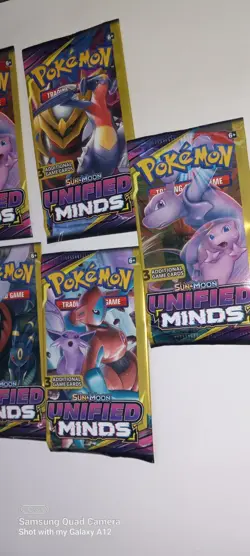 Pokemon Sun & Moon Unified Minds 3 Card Mini Booster Pack - 4 Packs - Art Set - Image 13