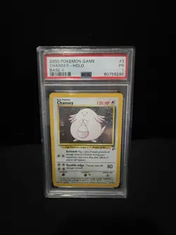 PSA 1 Pokemon 3/110 Chansey Base Set 2 - Image 1