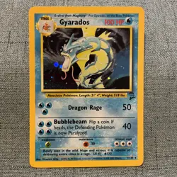 Gyarados Base Set 7/130 1999 Pokemon Holo NM/Mint - Image 1