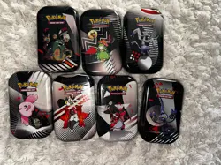Pokemon TCG Black Bolt & White Flare Unova Mini Tins X7 - Fast Dispatch ✅🚚 - Image 1