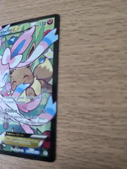 Sylveon EX RC32/RC32 Full Art Holo Pokemon Generations Radiant Collection MP - Image 4