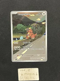 Pokemon Destined Rivals - Kangaskhan - 204/182 - Illustration Art Rare - MINT - Image 1