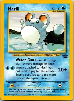 Pokemon TCG Marill Wizards Black Star Promos 29 Regular Promo - LP - Image 1