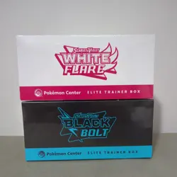 Pokemon Center Black Bolt White Flare Elite Trainer Box ETB Set Sealed - Image 5