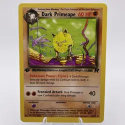 DARK PRIMEAPE 2000 Pokemon Team Rocket 1st EDITION Uncommon POKEMON 43/82 - Image 1