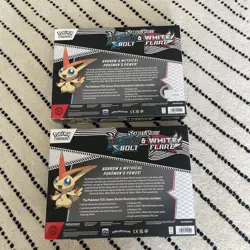 Pokemon TCG Black Bolt & White Flare Unova Victini Illustration Collection - Image 2