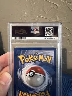 2000 Pokemon Neo Genesis Lugia Holo PSA 8 (Small Crack in plastic as shown) - Image 5