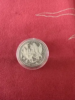 YuGiOh - Blue-Eyes Ultimate Dragon YCS Pre-Reg Coin Official Silver - Image 1