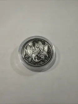 YuGiOh - Blue-Eyes Ultimate Dragon YCS Pre-Reg Coin Official Silver - Image 1