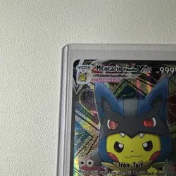 Pikachu Cosplay Mega Lucario Pokemon Custom ACG Card Holo Foil Anime Cosplay - Image 3