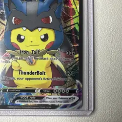 Pikachu Cosplay Mega Lucario Pokemon Custom ACG Card Holo Foil Anime Cosplay - Image 5