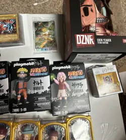 Box Of Anime Sealed Toys, Pokemon/yugioh Cards, Naruto, Harry Potter, AOT - Image 5