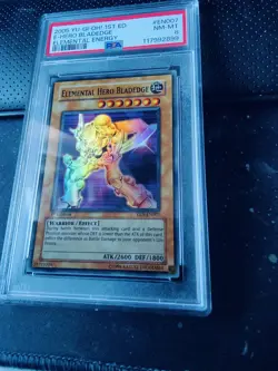 Elemental Hero Bladedge 1st edition - Yugioh Ultimate Rare -PSA 8 - Image 3