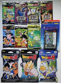 Dragon Ball Z Sealed Card Pack Lot NEW Score Senzu Heroes Collection Artbox Card - Image 1