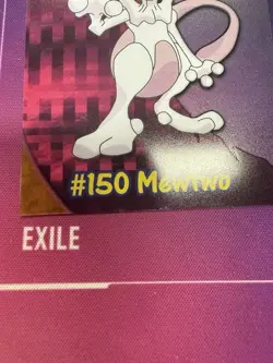 2000 Topps Pokemon Mewtwo #150 Clear Card PC5 LP - Image 2
