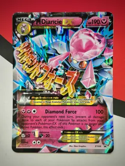 JUMBO Mega M Diancie EX Oversized Promo Card XY44 2015 Pokemon NM - Image 1