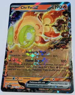 Chi-Yu ex 040/193 Paldea Evolved Double Rare Holo Pokemon TCG Card NM - Image 1