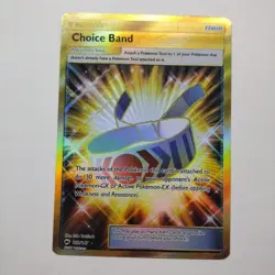 Choice Band - 162/147 - Pokemon Burning Shadows Sun & Moon Secret Rare Card MINT - Image 1