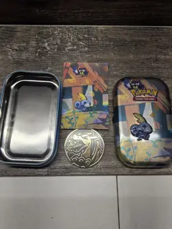 Pokemon TCG: Metal Mini Tin K19 Card Coin Collectible Storage Case - Image 1