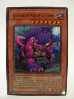Yu-Gi-Oh Behemoth The King Of All Animals FET-EN014 Unlimited Super Rare MP Card - Image 3